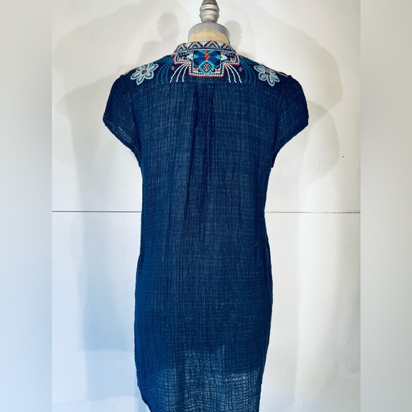 Johnny Was Workshop Love Flower Tunic in European Voile Sz M NWOT - Picture 5 of 9